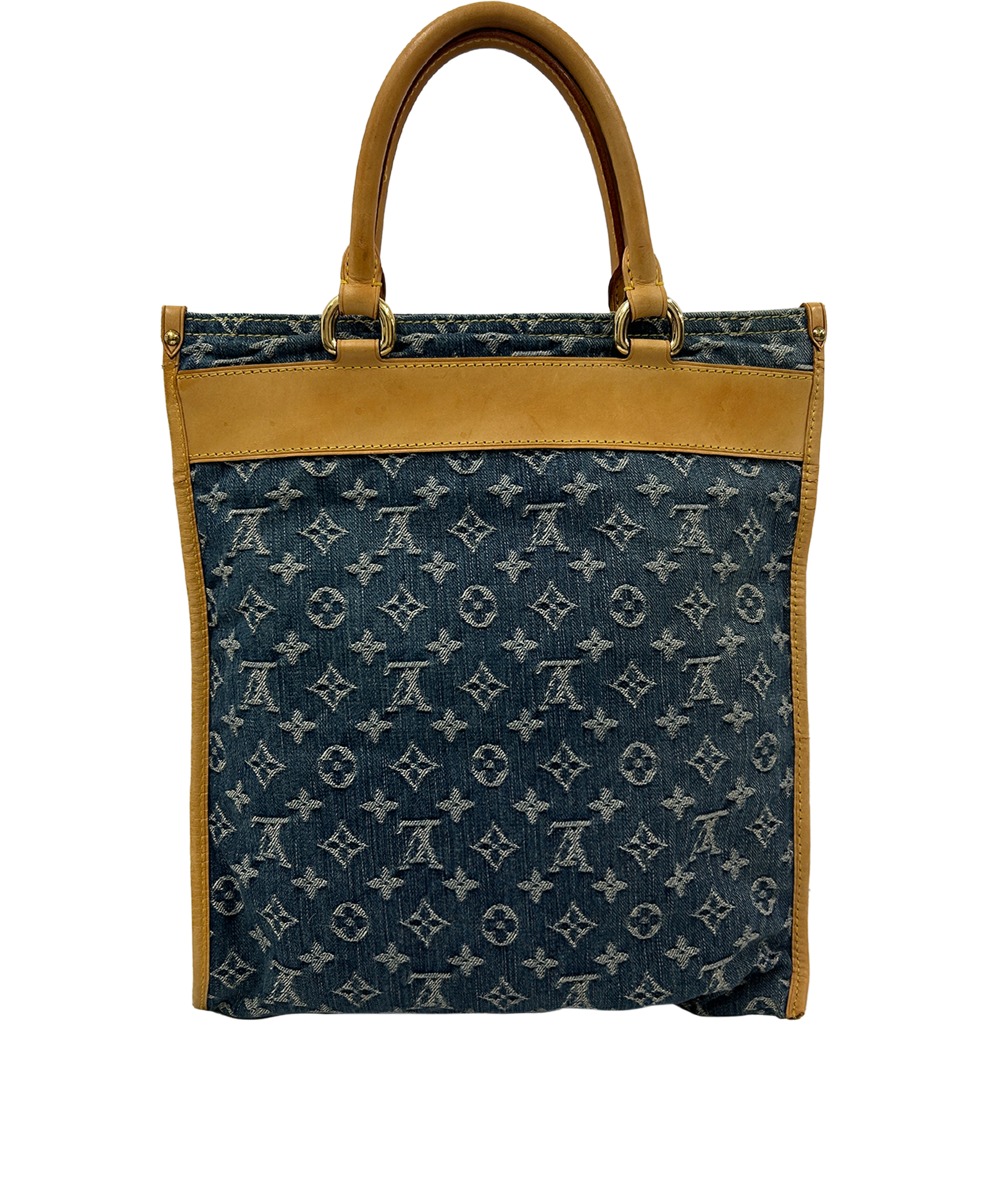 Baggy Tote, 820&euro;, Bolso, Azul, Textil - Denim, Vista trasera